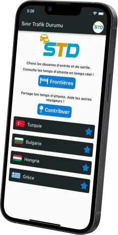 Mockup de l'application STD