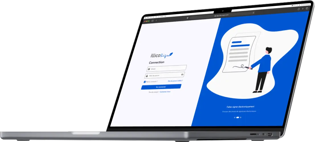 Mockup de l'application IllicoSign